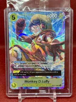 One Piece - Monkey D. Luffy - Alt Art Promo Card - SR - OP07-109 - NM Sealed - Image 1