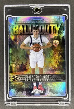 2025-26 Topps Chrome Cooper Flagg Ball of Duty Silver Refractor Rookie #BD-21 - Image 1