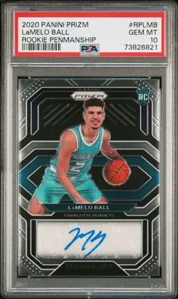 2020 Panini Prizm Rookie Penmanship LaMelo Ball RC Auto PSA 10 Gem Mint 🔥 - Image 1