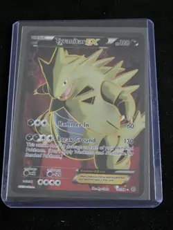 Pokemon XY Ancient Origins Tyranitar EX Full Art Holo Card 91/98 - Image 1