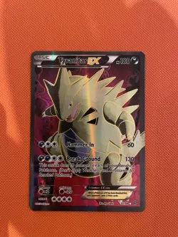 Pokemon XY Ancient Origins Tyranitar EX Full Art Holo Card 91/98 - Image 1