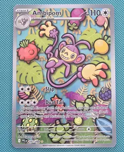 Ambipom 107/094 ME02: Phantasmal Flames - Pokemon Card - NM - Image 1