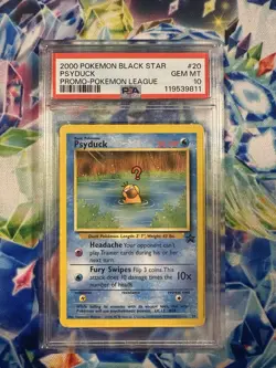 Pokemon League Black Star Promo Psyduck Card PSA 10 Gem Mint - Image 1