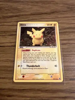 Ditto Pikachu 39/113 EX Delta Species 2005 Pokemon Card NEAR MINT NM - Image 1