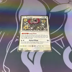 Pokemon Flamigo 211/091 SV: Paldean Fates Shiny Rare Holo Basic Card - Image 3