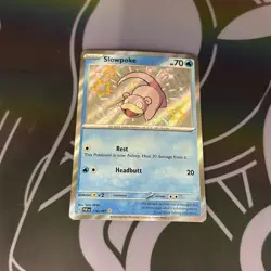 Pokemon Slowpoke 116/091 SV: Paldean Fates Shiny Rare Holo Basic Card - Image 2