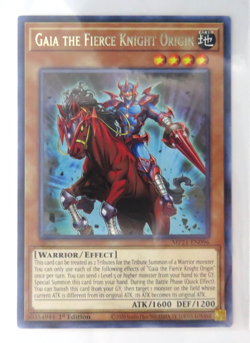 Yugioh Card Gaia The Fierce Knight Origin MP21-EN096 1st Edition Rare NM - Image 1