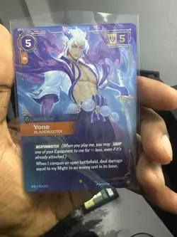 League of Legends Yone Blademaster Card (Overnumberd) 233/221 English Standard - Image 2