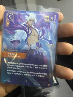 League of Legends Yone Blademaster Card (Overnumberd) 233/221 English Standard - Image 4
