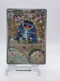 Pokemon Black Bolt Seismitoad English Illustration Card 105/086 Rare MINT - Image 1