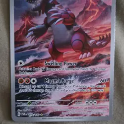 Pokemon Groudon SV04: Paradox Rift Illustration Rare Holo 199/182 Card - Image 1