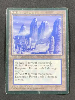 Karplusan Forest Ice Age MTG Magic the Gathering Card - DMG - Image 1