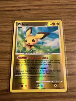Pichu 45/100 Reverse Holo Stormfront 2008 Pokemon Card NEAR MINT NM - Image 1