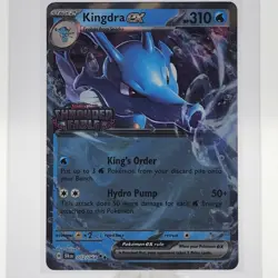 Pokemon TCG Shrouded Fable Kingdra Card 012/064 EX - STAMPED PROMO - Image 1