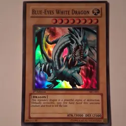 Yu-Gi-Oh! Blue-Eyes White Dragon SKE-001 1st Edition Holo Card Lot of 5 English - Image 1