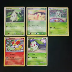 Pokemon Chikorita, Bayleef, & Meganium x16 Card Lot Bundle - Image 1