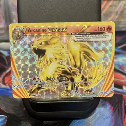 Pokemon Arcanine BREAK XY Promo Holo 160 HP Turbo Flame XY180 Card - Image 1