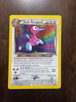 Pokemon TCG Dark Porygon2 Neo Destiny Holo Card 8/105 Unlimited Rare - Image 1