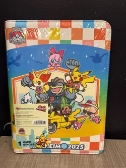 *BRAND NEW IN PLASTIC* Pokemon 2025 World Championships Anaheim Card Binder - Image 1