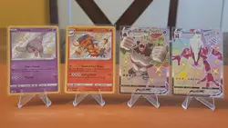 Pokemon TCG Shining Fates Shiny Vault 4 Card Lot NM Hatenna Rillaboom Toxtricity - Image 1