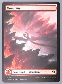 Mountain - 0275 - Tarkir: Dragonstorm (TDM) MTG - Image 1