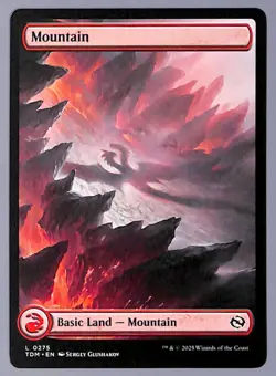 Mountain - 0275 - Tarkir: Dragonstorm (TDM) MTG - Image 3