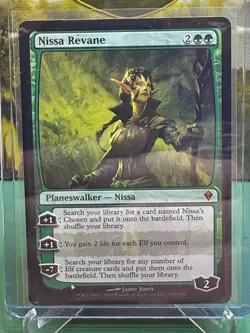 Mtg NISSA REVANE FOIL NM Zendikar 170/249 - Image 1