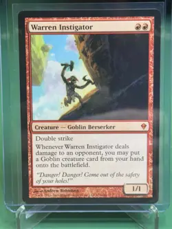 Warren Instigator Zendikar Regular Non Foil Mtg Magic The Gathering - Image 1