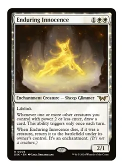 1x MTG Enduring Innocence - Duskmourn Rare! NM Mint! - Image 1