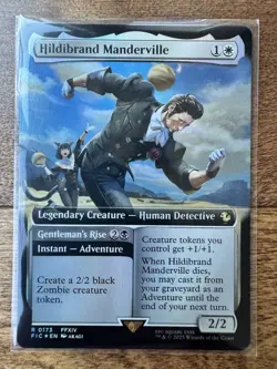 Magic MTG Final Fantasy - Hildibrand Manderville EXTENDED ART FOIL R 0173 - Image 1