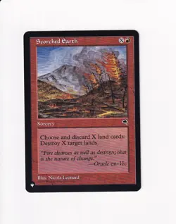 MTG MAGIC THE GATHERING RP TEMPEST SCORCHED EARTH - Image 1