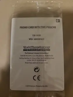 Pokemon TCG Holo Rare 2019 Detective Pikachu Card Sealed Package - Image 2