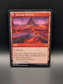 MTG - Blightstep Pathway/Searstep Pathway - Land (B/R) - KHM #252 - Rare - Image 2