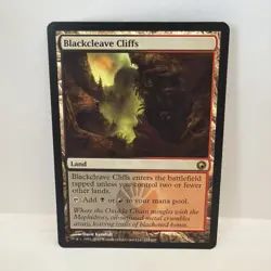 Blackcleave Cliffs - Scars of Mirrodin - Land - LP - MTG - Image 1