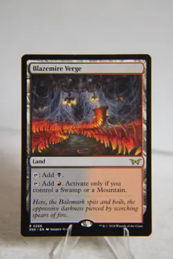 Blazemire Verge 418 Duskmourn: House of Horror LP English 547 - Image 1