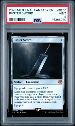 Buster Sword Final Fantasy Regular PSA 9 - Image 1
