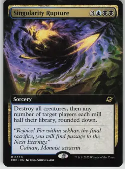 MTG TCG Singularity Rupture (Extended Art) R Edge of Eternities 350 - Image 1