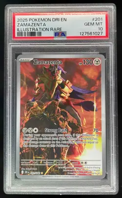 2025 Pokemon Destined Rivals #201/182 Zamazenta PSA 10 - Image 1