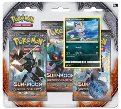 Pokemon Sun & Moon: Burning Shadows 3 Booster Pack Blister 820650802324 - Image 1