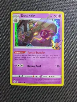 Pokemon TCG Dusknoir Promo (Trick or Trade Halloween) Brilliant Stars 62/172 NM - Image 1
