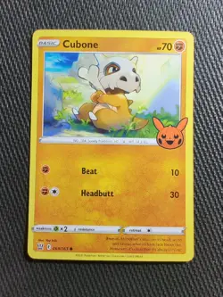 Pokemon TCG Cubone Promo (Trick or Trade Halloween) Battle Styles 69/163 NM - Image 1