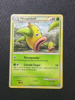 Pokemon TCG Weepinbell HS-Triumphant 53/102 Regular Uncommon - Image 1