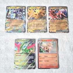 Pokemon Scarlet & Violet Black Star Promo Lot of 5 - Image 1