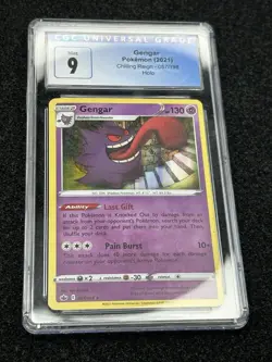 Gengar Pokemon Chilling Reign Holo CGC Mint 9 057/198 - Image 1