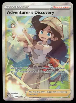Adventurer's Discovery TG23/TG30 Lost Origin Trainer Gallery Pokemon Holo NM - Image 1