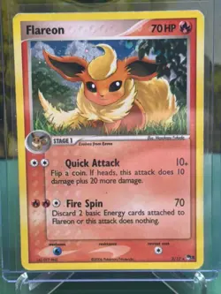 Flareon 2/17 POP 3 Holo Promo 2006 Vintage Delta Species Pokemon TCG - Image 1