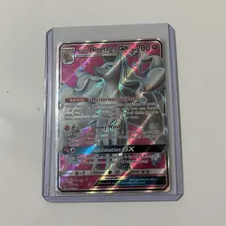 Pokemon Alolan Ninetales GX 132/214 Lost Thunder Full Art Holo 200 HP Ultra Rare - Image 1