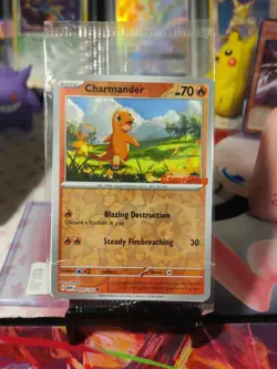 Pokemon Charmander GameStop Sealed Promo 151 Scarlet And Violet - Image 1