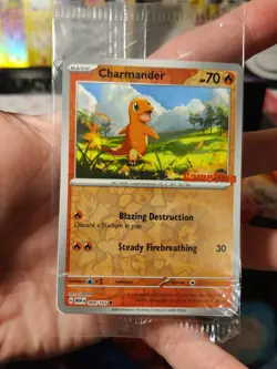 Pokemon Charmander GameStop Sealed Promo 151 Scarlet And Violet - Image 3