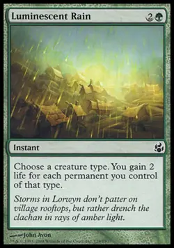 Luminescent Rain -Foil Light Play MTG Morningtide - Image 1
